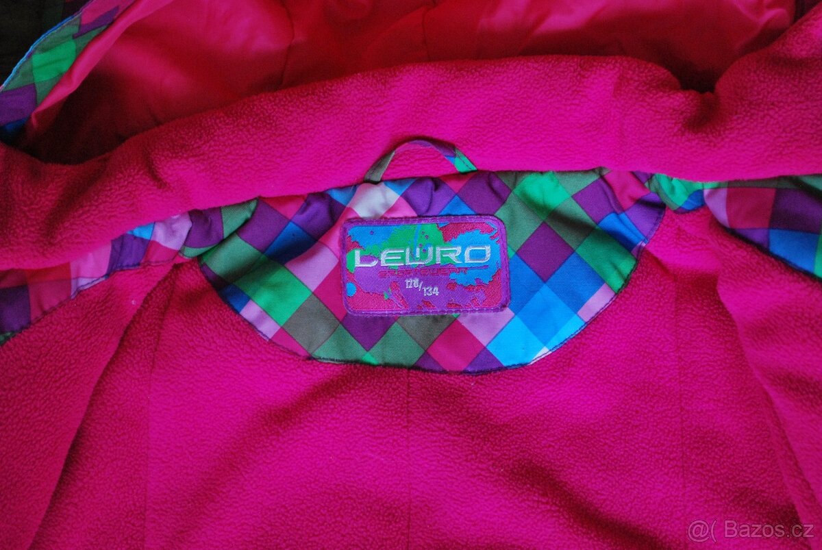 zimní bunda lewro 128/134 - 3