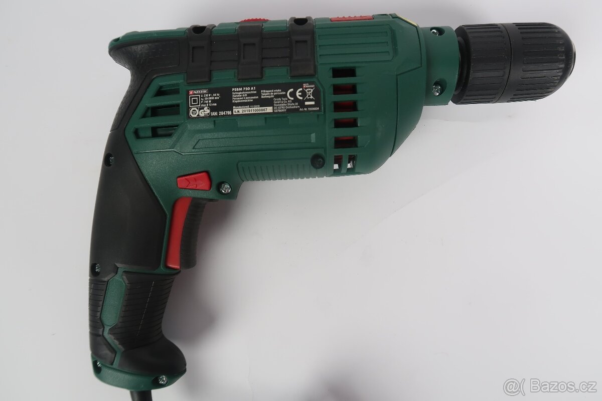 vrtačka s příklepem Parkside PSBM 750 A1 - 3