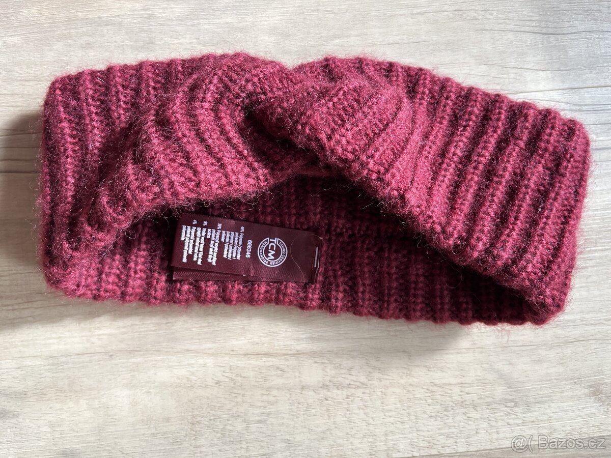 Nová bordo čelenka tchibo - 3