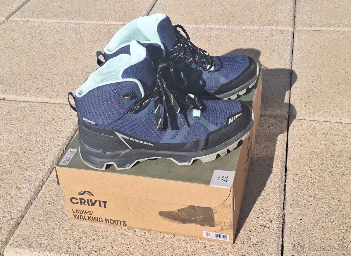 Treková kotníková obuv, waterproof, vel. 37 - 3