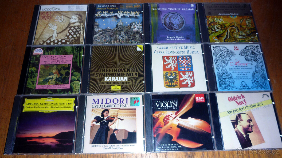 CD vážná hudba 20,-/kus - 3