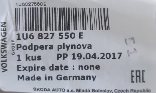 Vzpěry Škoda Octavia I combi, sedan - 3