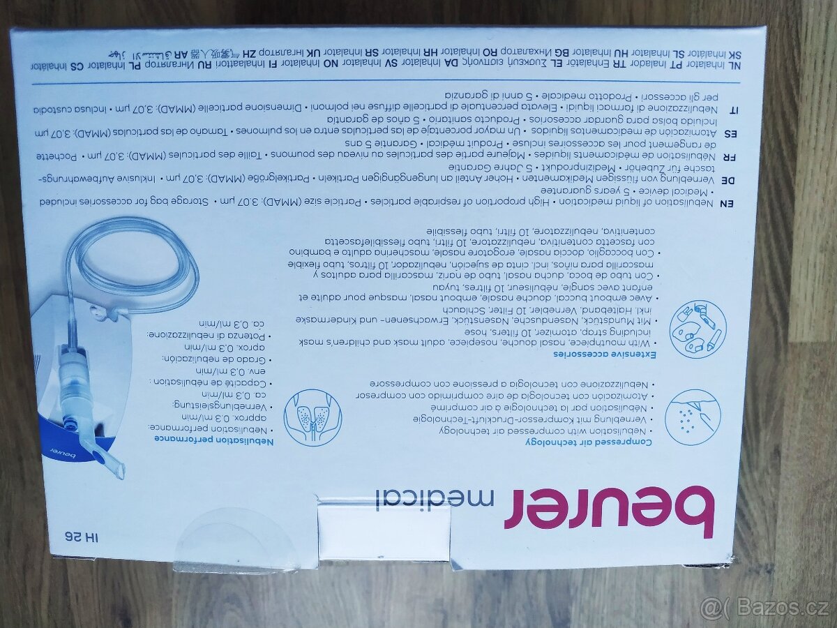 kompresorový inhalátor Beurer IH 26-SNÍŽENÁ CENA - 3