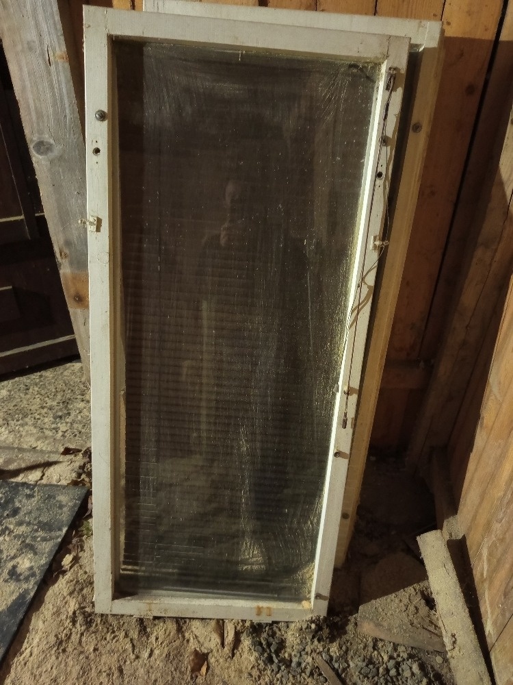 Dřevěná okna 65x150 cm - 3