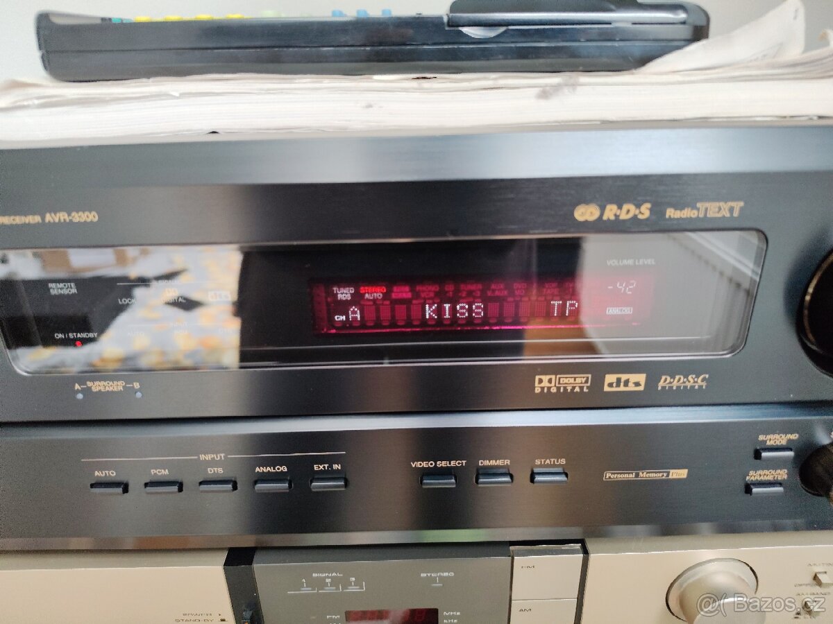 DENON AVR-3300 AV RECEIVER, MANUAL A DÁLKA - 3