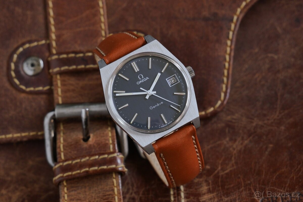 OMEGA Geneve 136.0049 modrošedé - 3