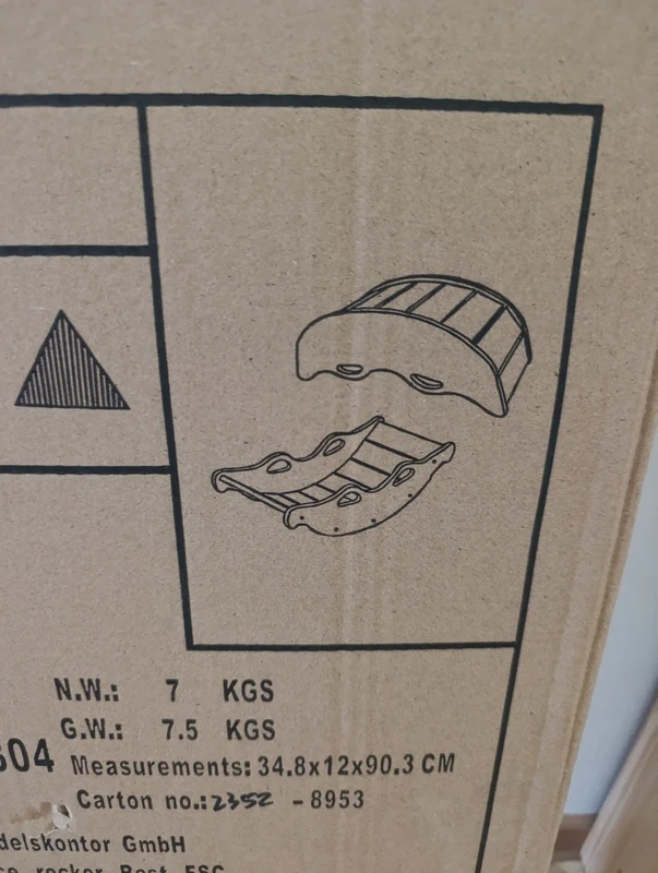 Balanční duhová houpačka playtive - nová - 3