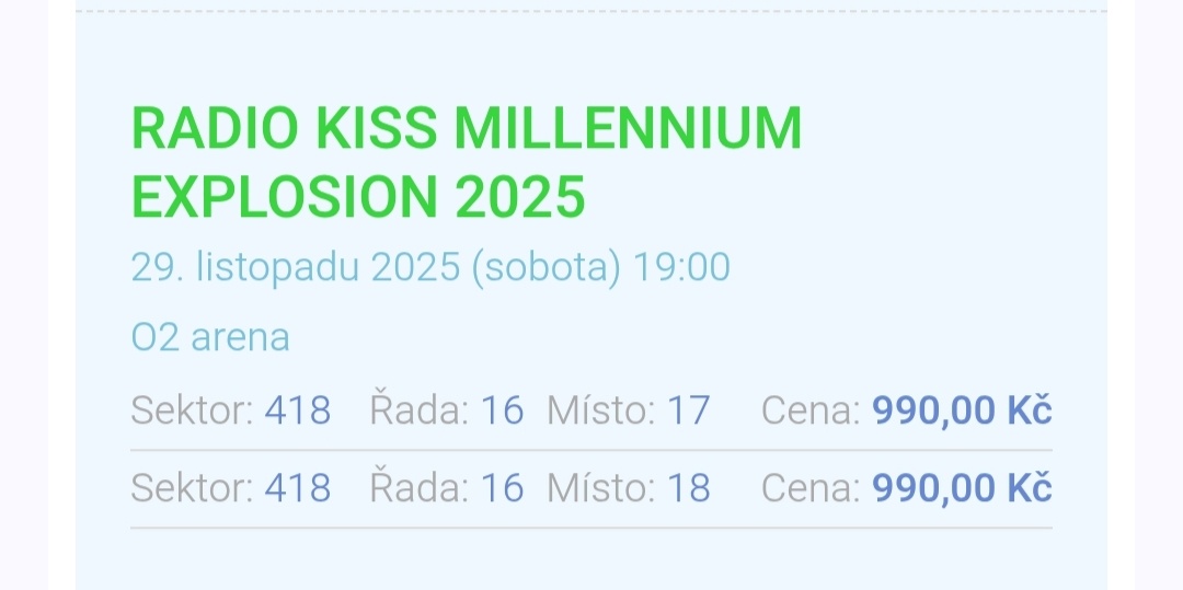 Millenium explosion 2 lístky - 3