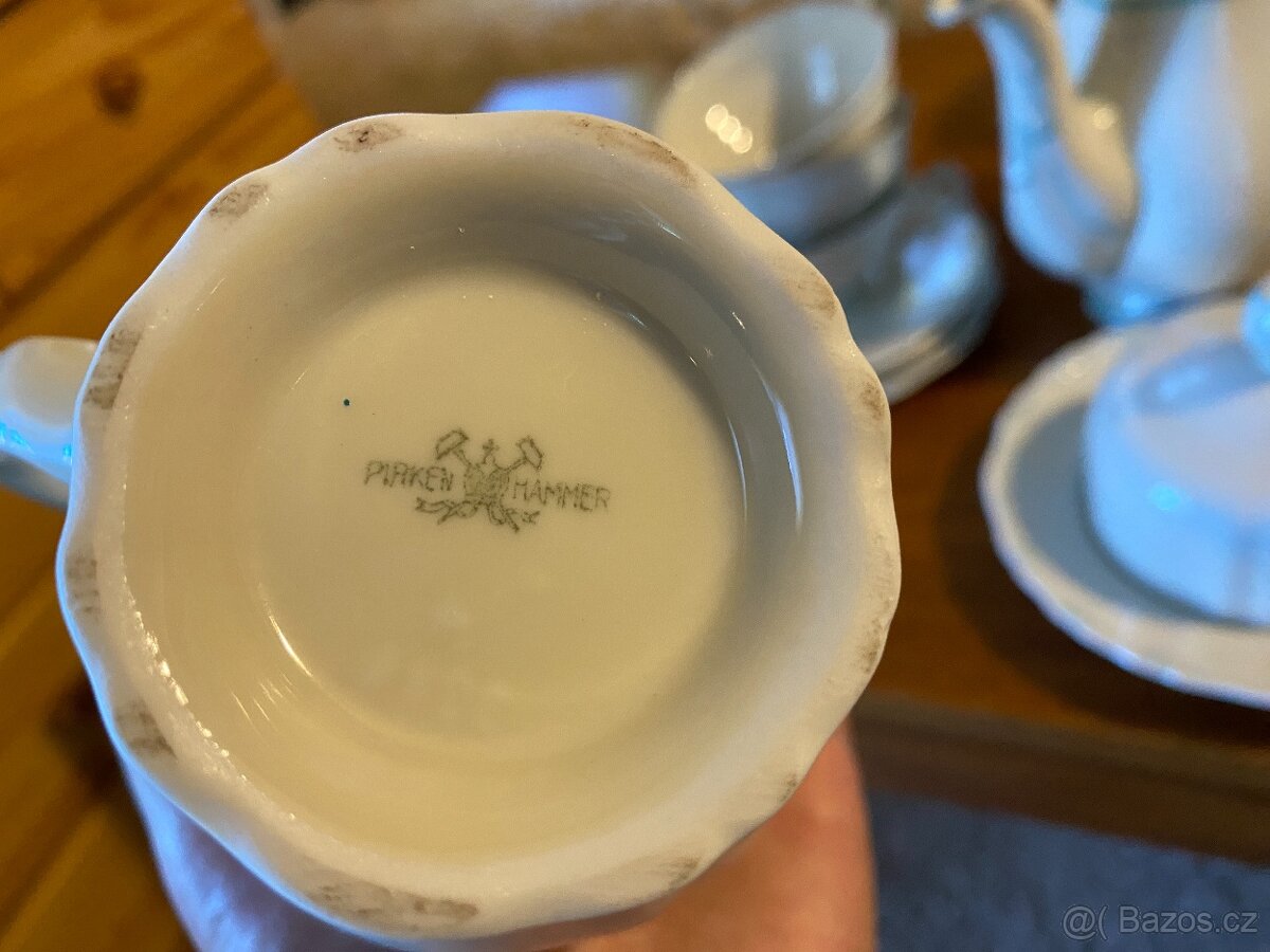 Historický porcelánový servis značky Pirkenhammer - 3
