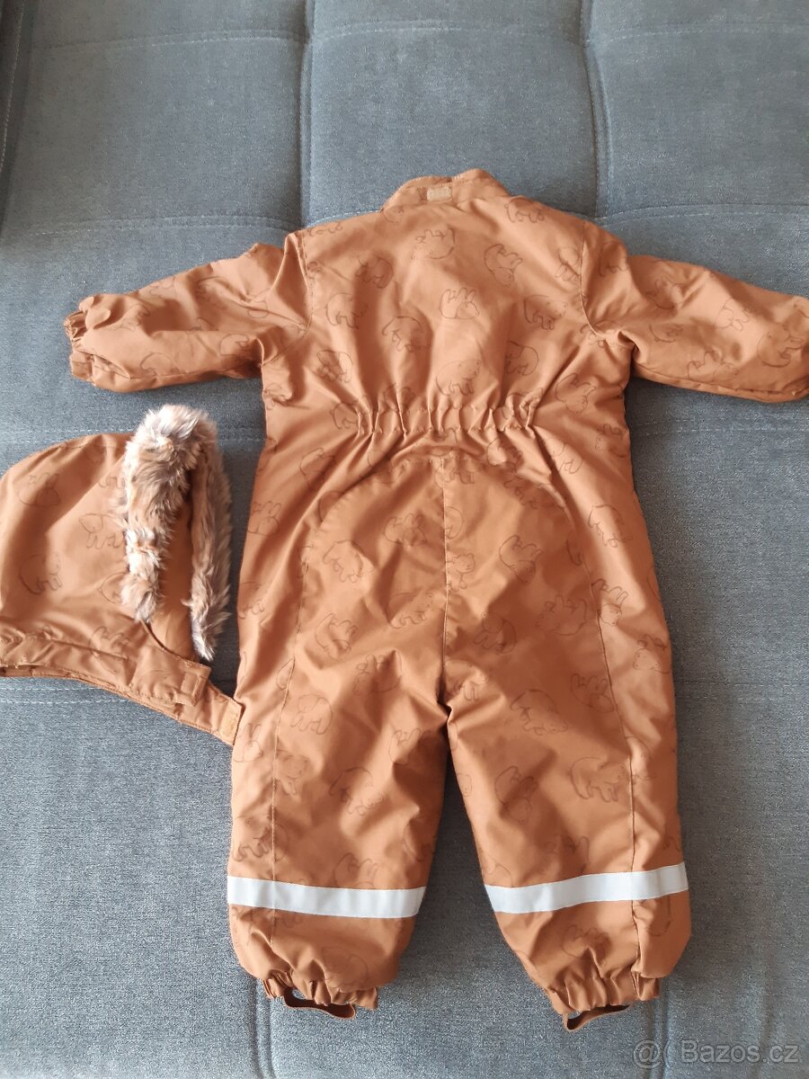 Zimní kombinéza s kapucí vel. 80 - 3