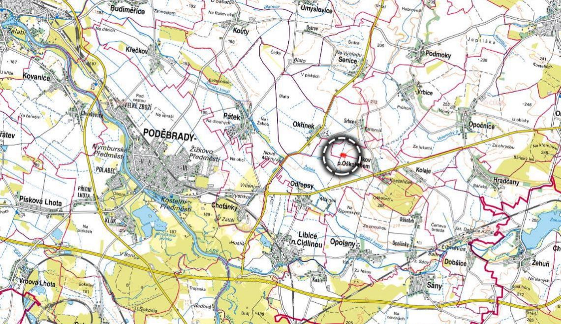 Zemědělská půda, prodej, Odřepsy, Nymburk - 3