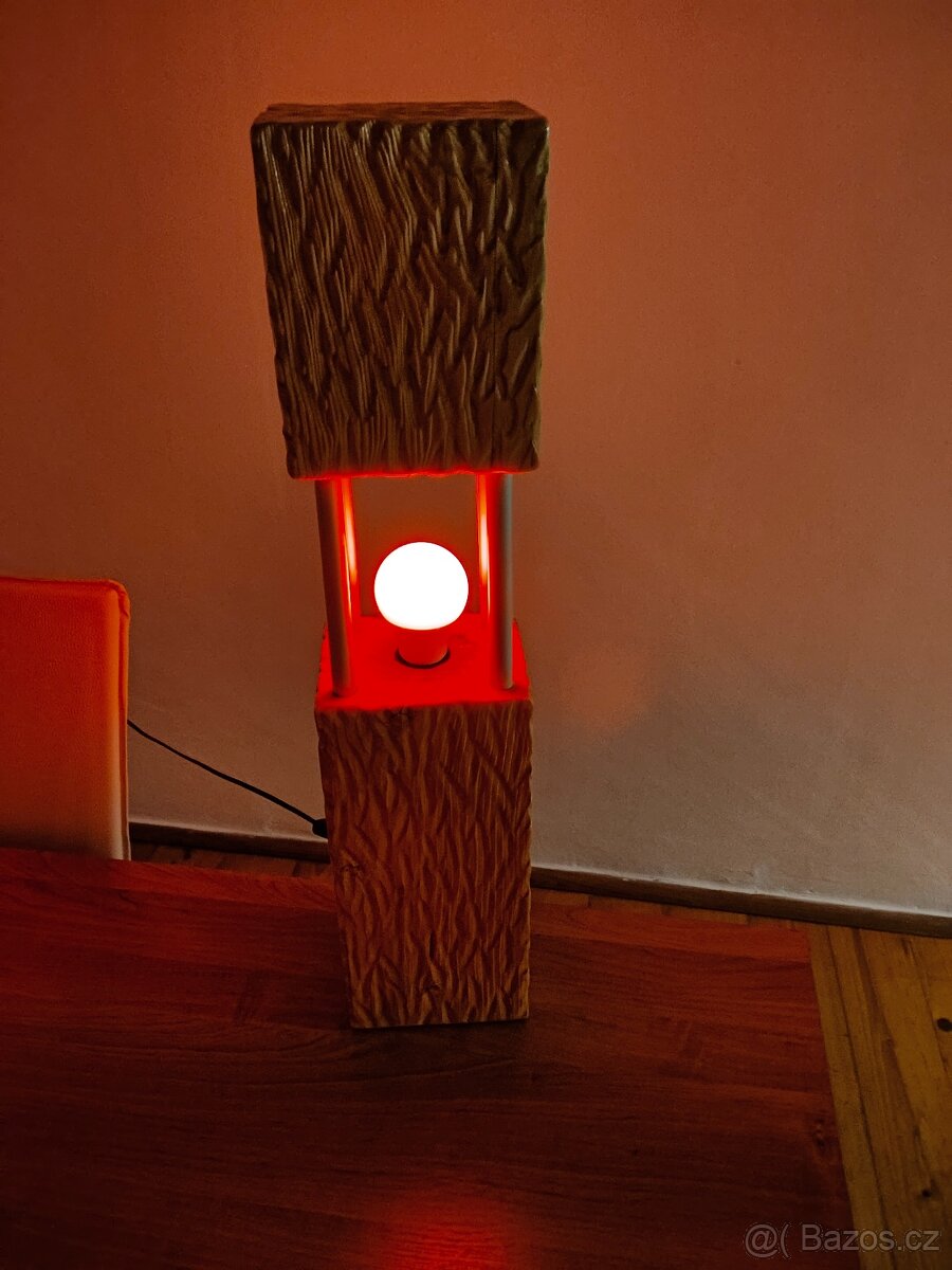 Dřevěné dekorační lampa - 3