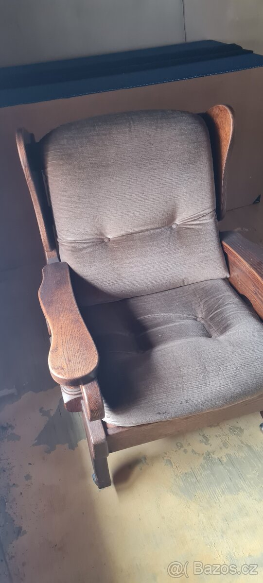 Gauč /sedací souprava z masivu - 3