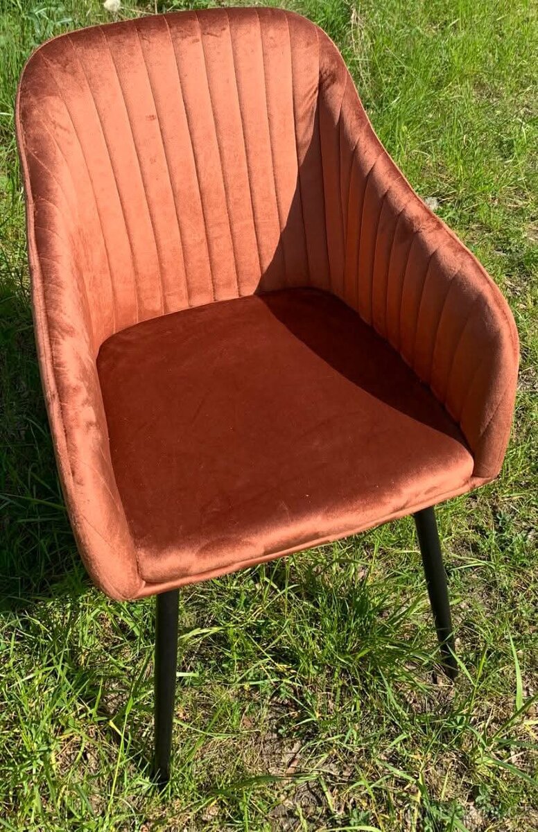 Nová skoricová jídelní křesla - 3