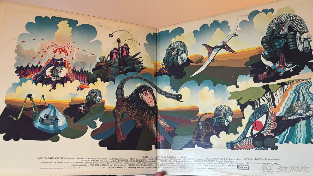 Emerson Lake & Palmer — Tarkus. LP - 3