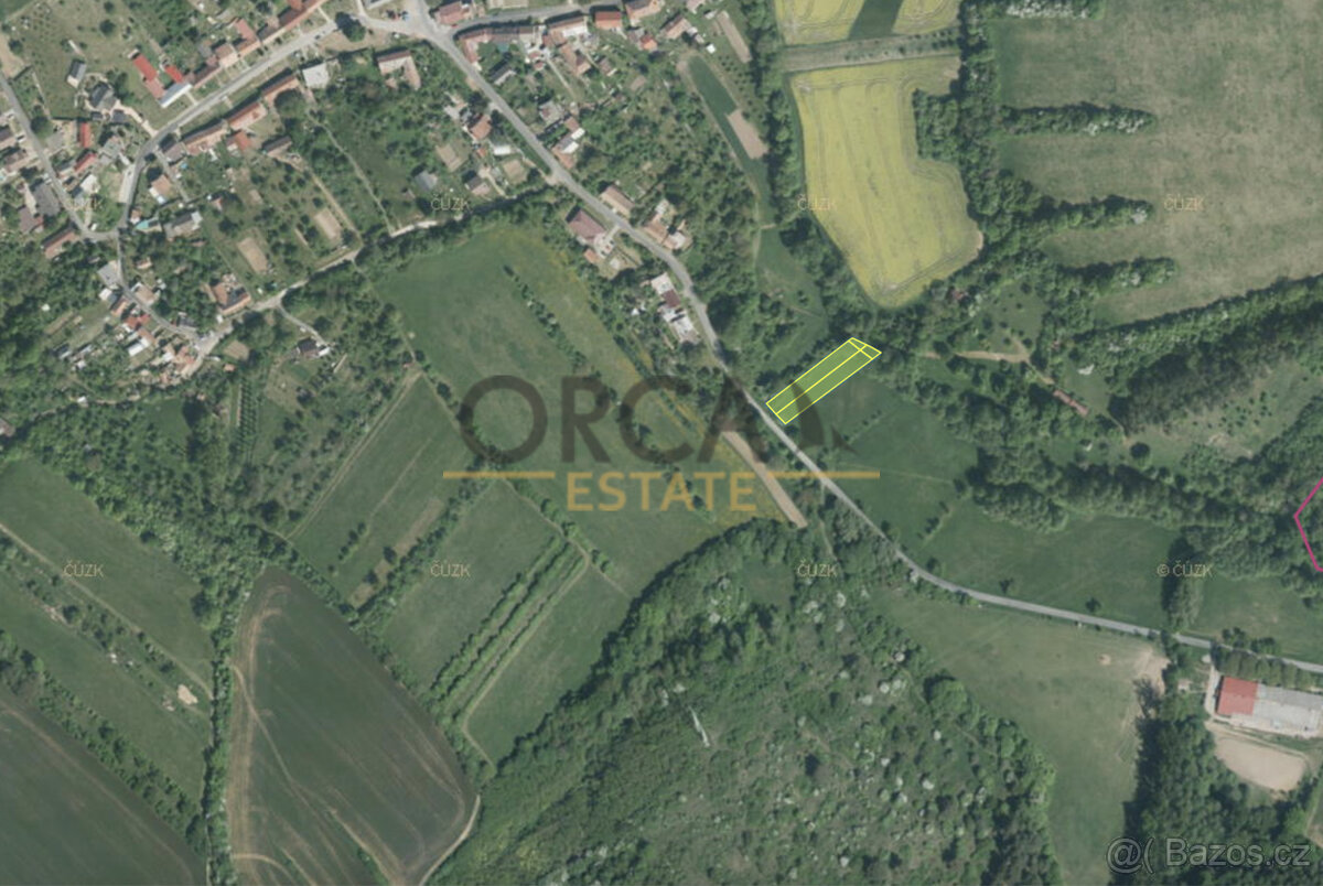 prodej pole, Cvrčovice u Zdounek, 1742 m² - 3