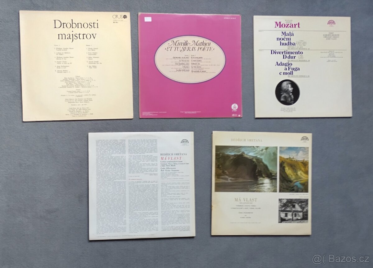 Mix LP vinyl z pozůstalosti - klasika i populární - 3