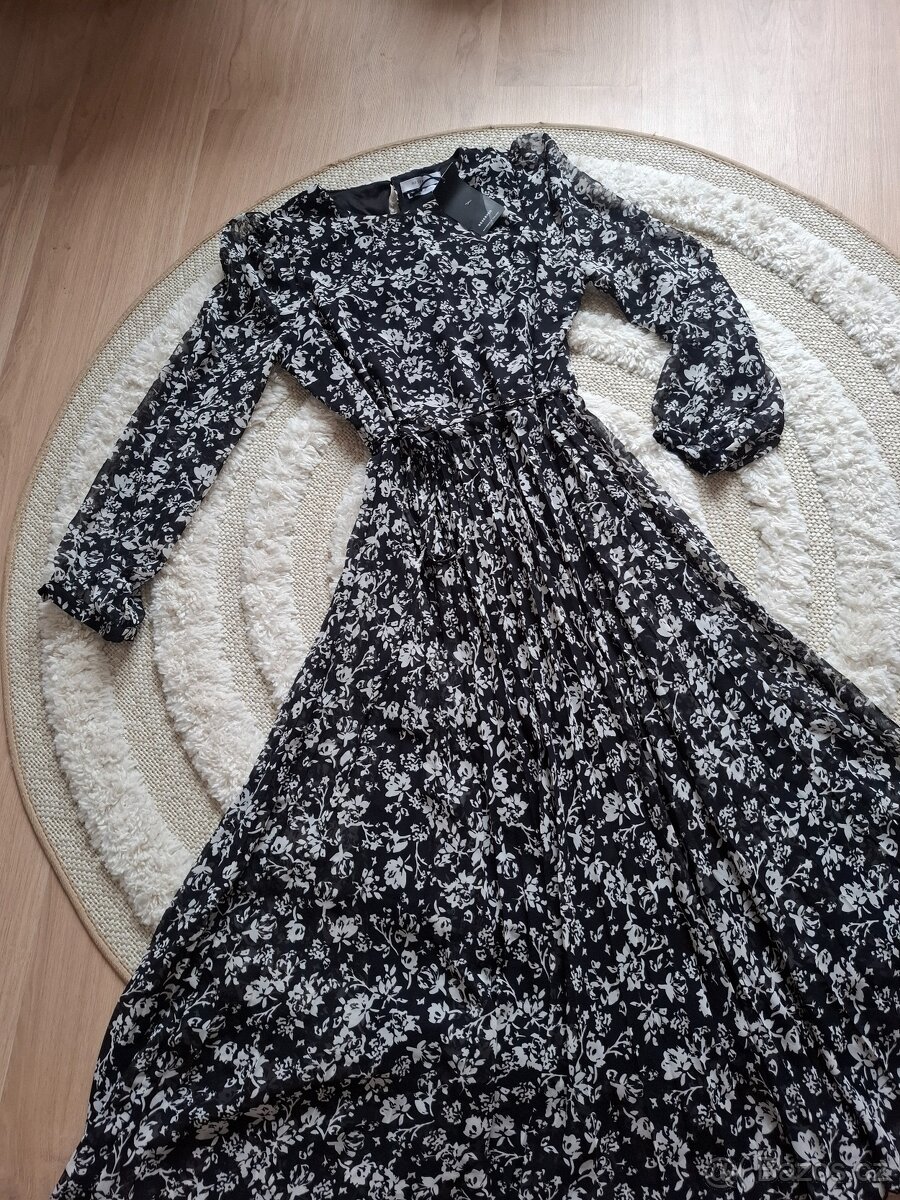 Květinové midi šaty Reserved - 3