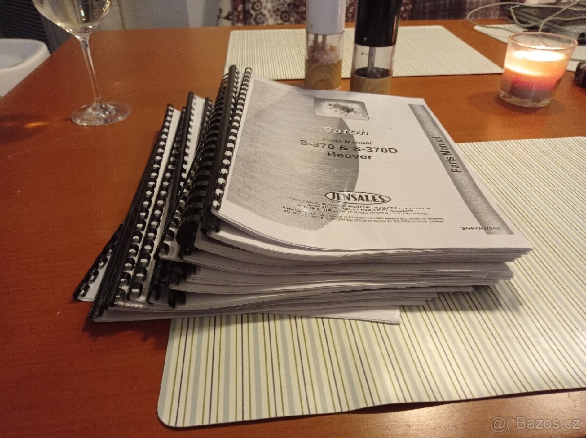 servisní manuál a seznam dílů malotraktor Mitsubishi D1300 - 3