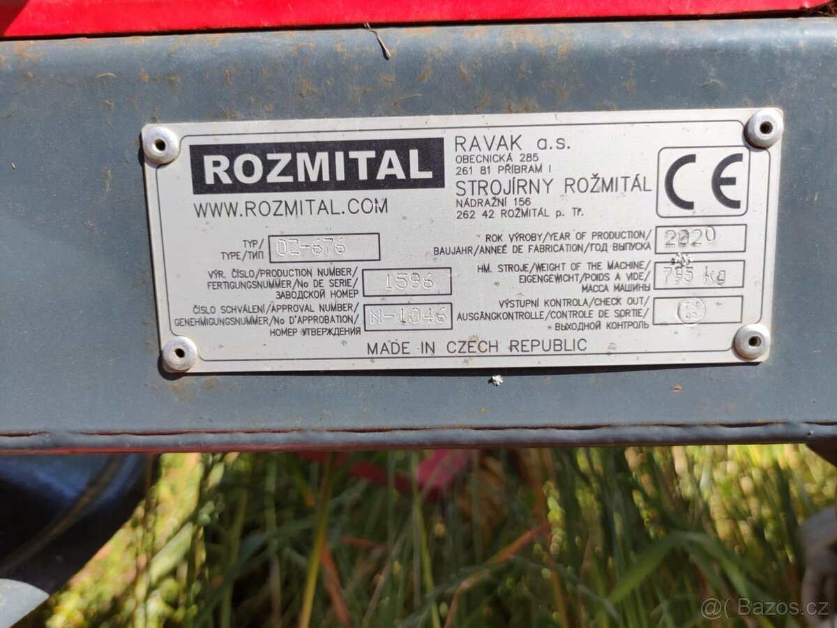 Obraceč sena Rožmitál OZ-676 - 3