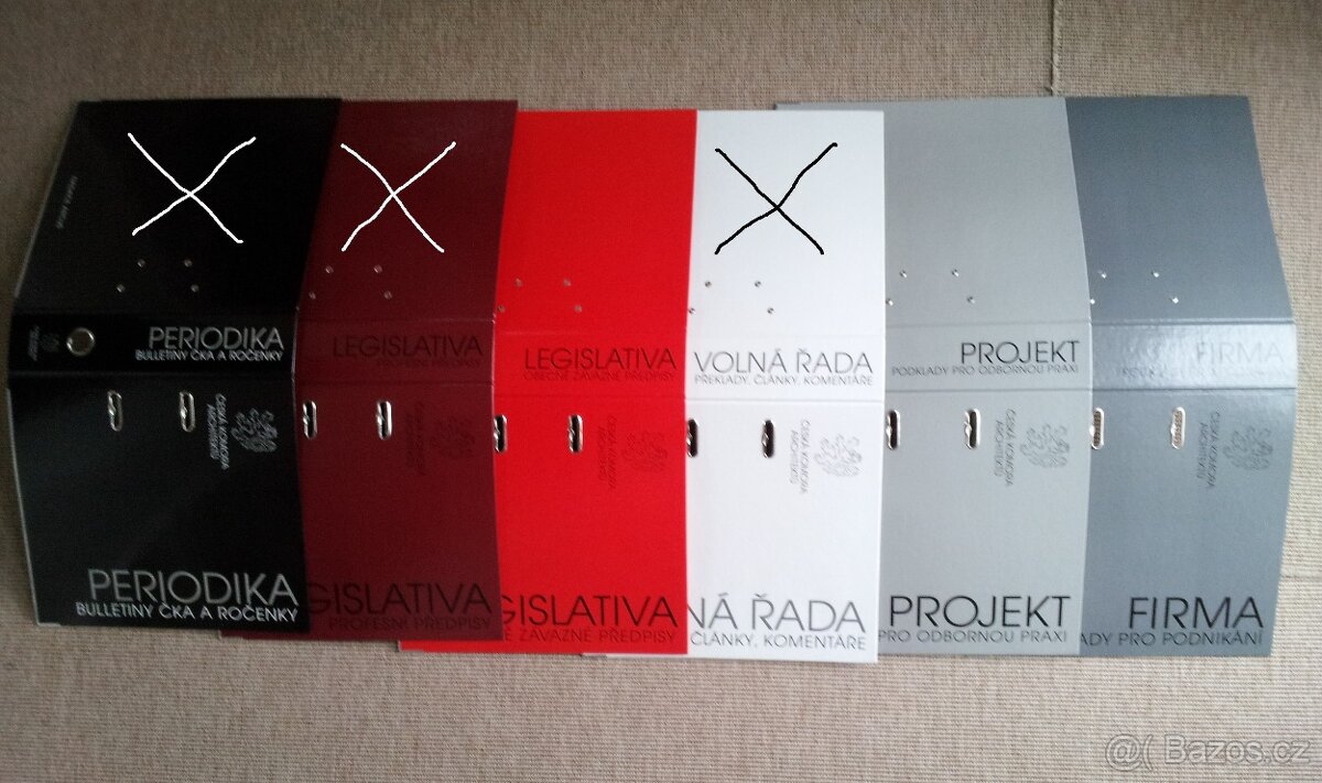 Šanony - pákové pořadače - 3