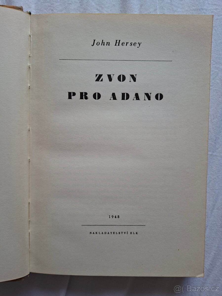 Zvon pro Adano - John Hersey - 3