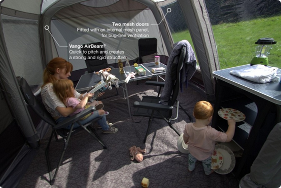 nafukovací předstan VANGO GALI III Air Low - 3