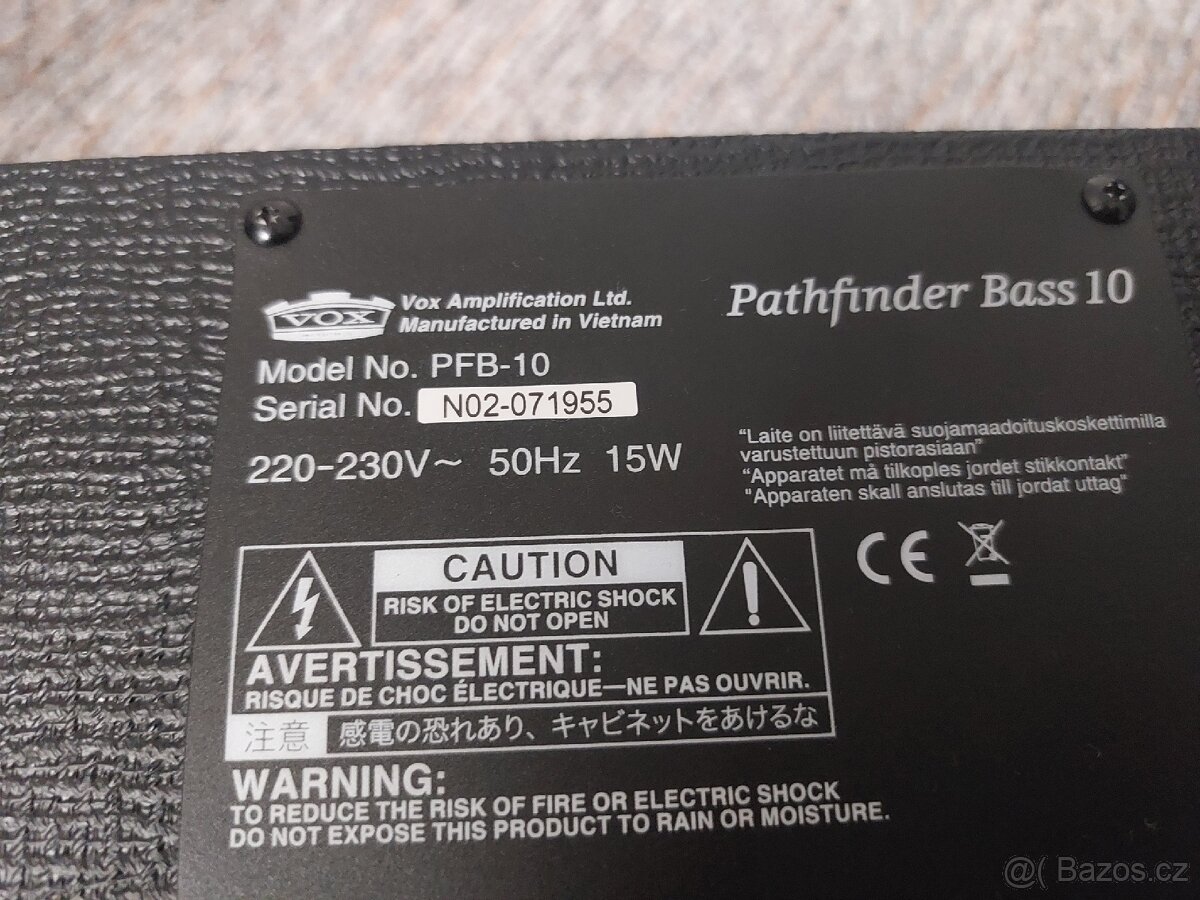 Basové kombo Vox - 3