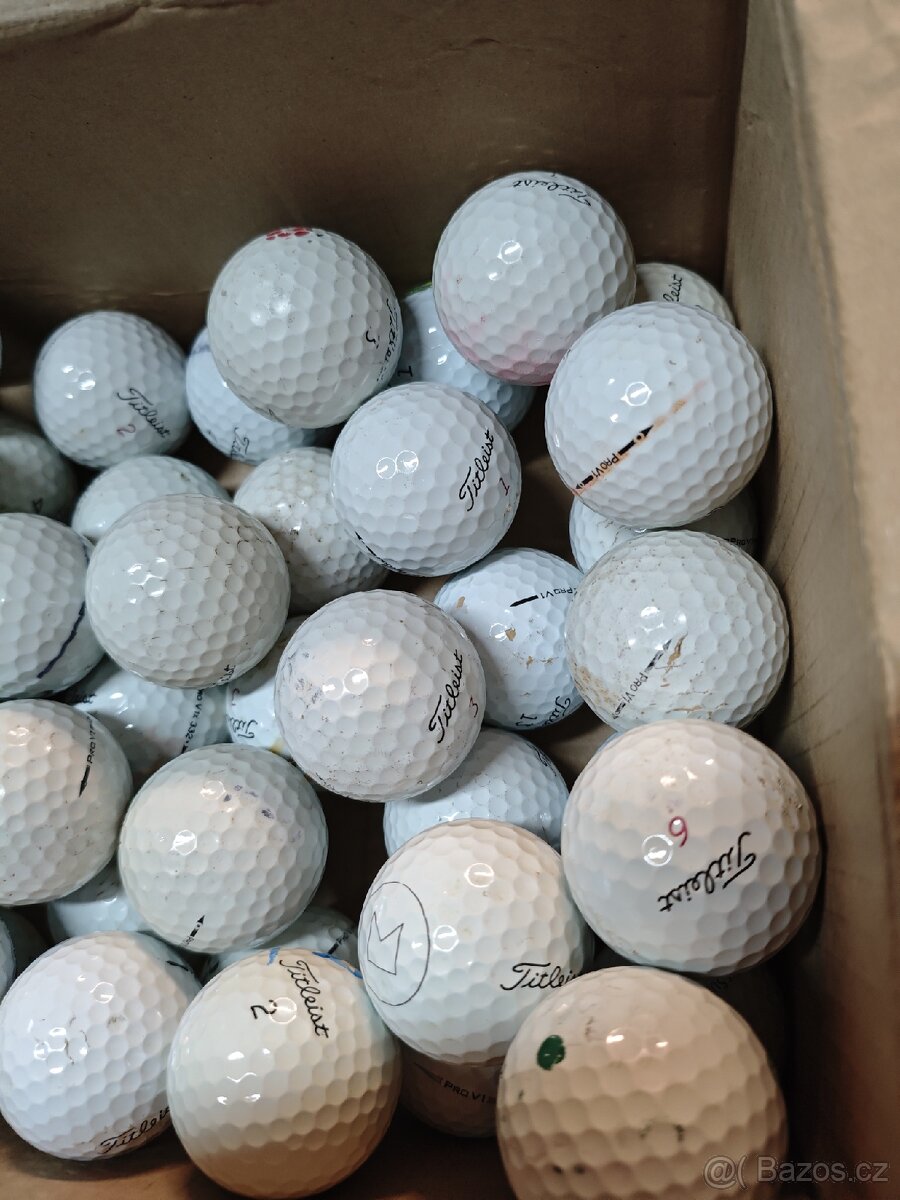 Golfové míčky Titleis pro V1 stav 6/10 - 3