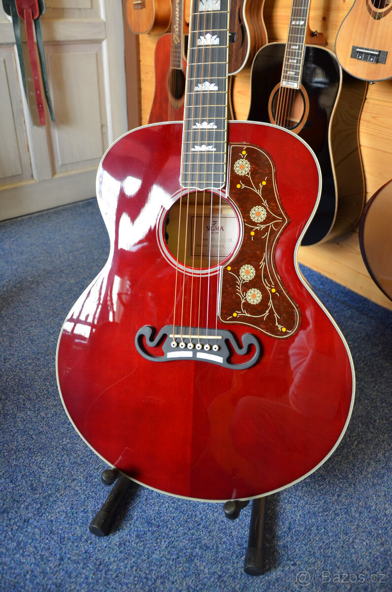 KYTARA ELEKTROAKUSTICKÁ 6 STRUNNÁ S POUZDREM Sigma Guitars G - 3