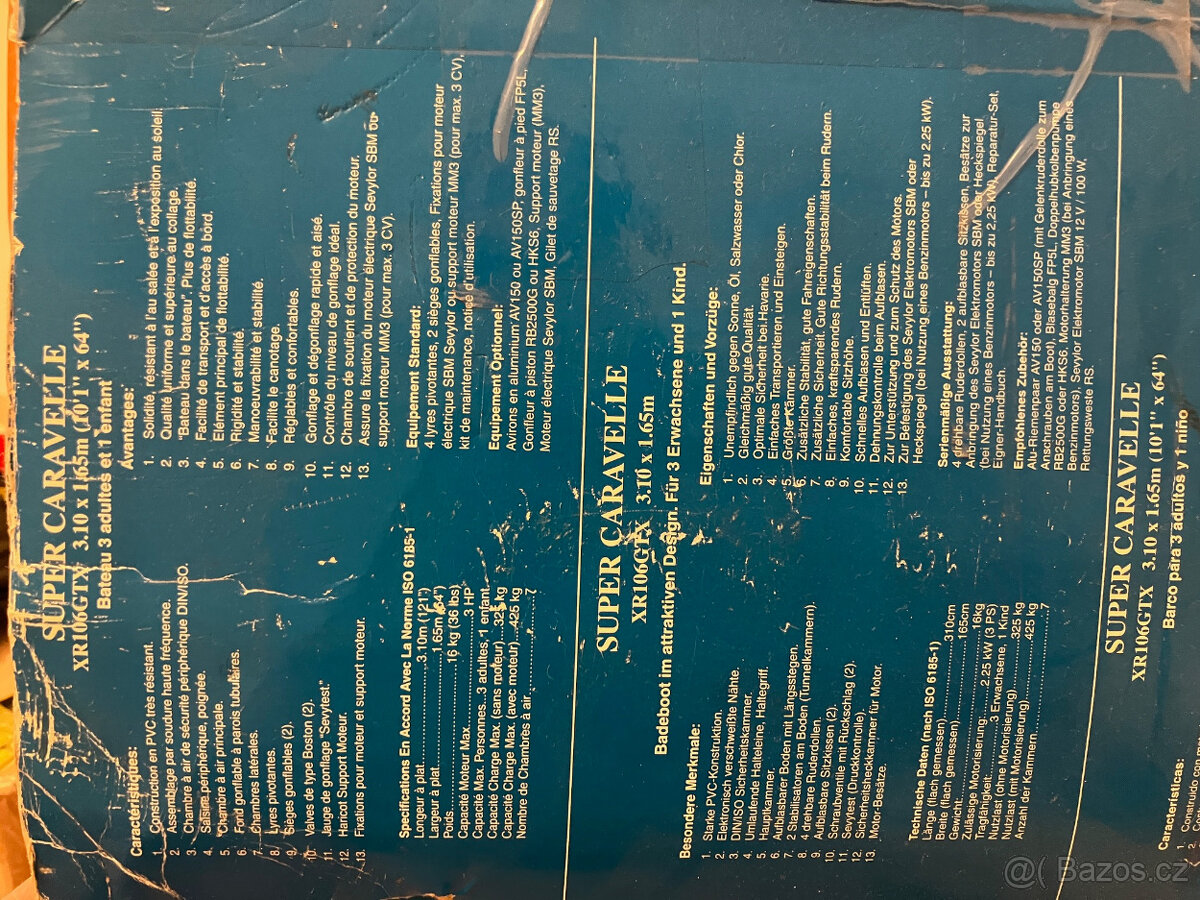 Nafukovací člun Sevylor Super Caravelle XR 106 GTX - 3