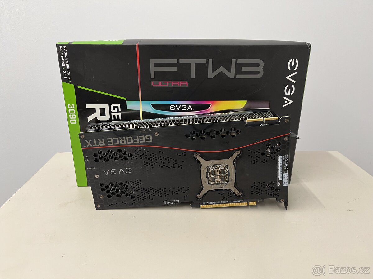 Predám grafickú kartu EVGA GeForce RTX 3090 FTW3 Ultra 24GB - 3