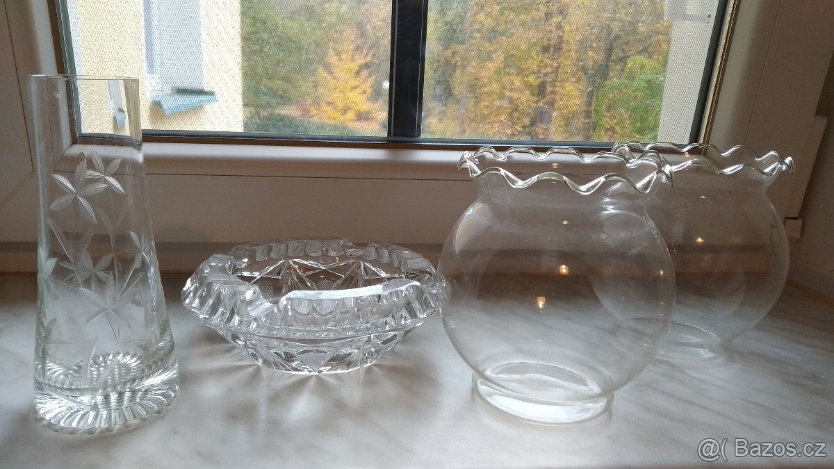Mix- křišťál, sklo, dekorace... - 3