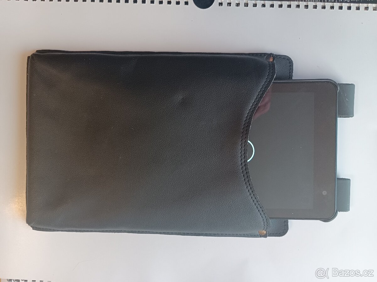 Kožené pouzdro na opasek na tablet. - 3
