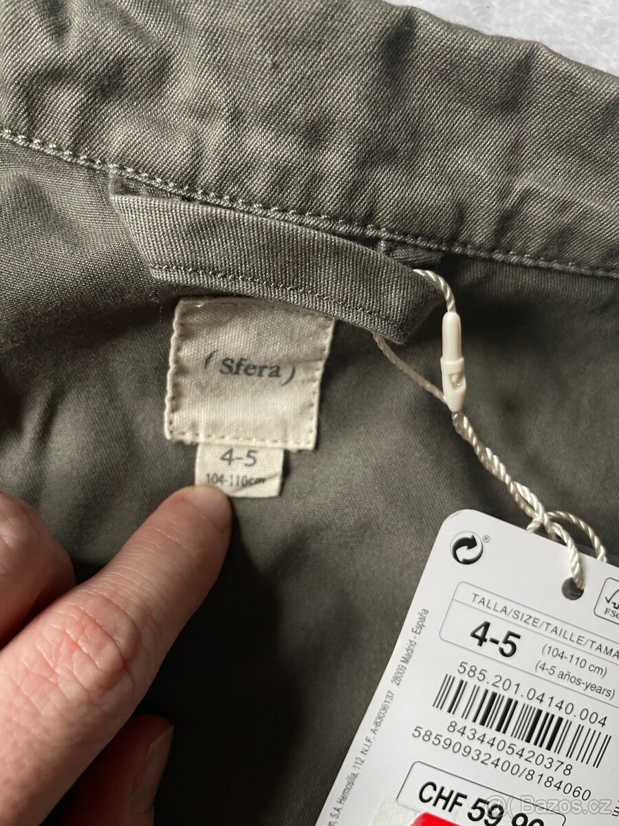 Jarní bunda kluk 104/110 Nová - 3