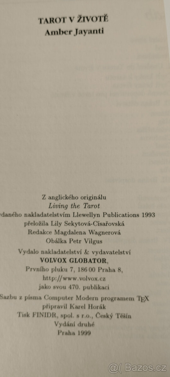 Amber Jayanti Tarot v životě - 3