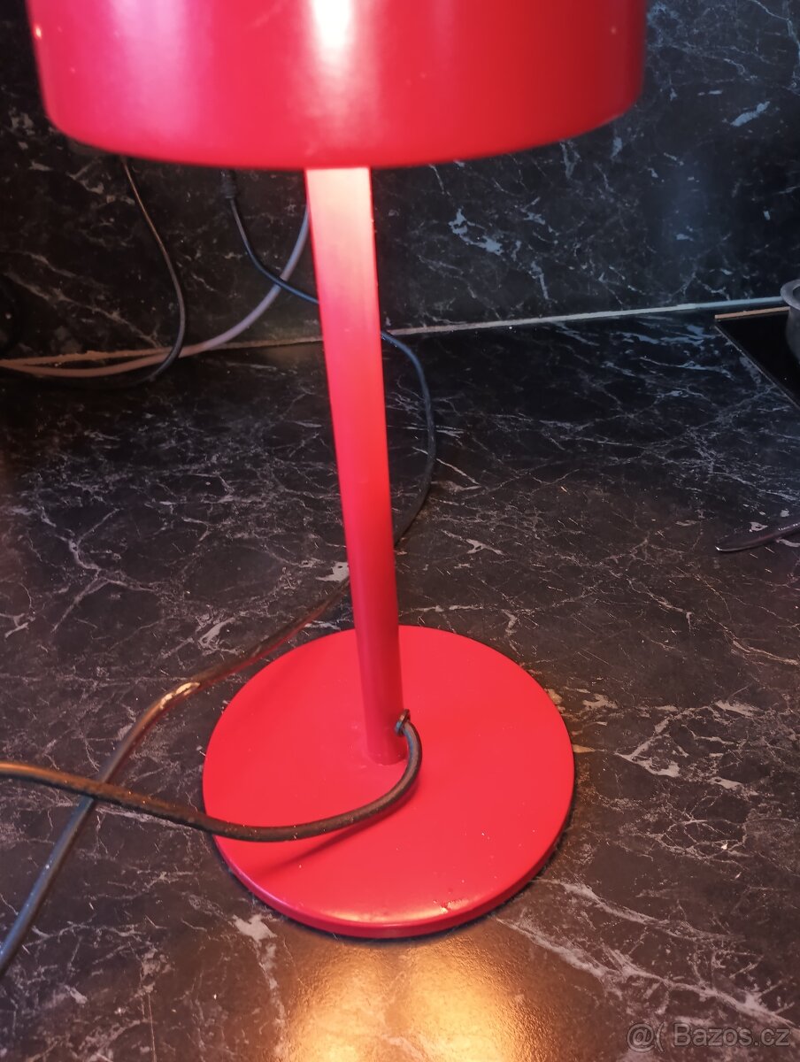 TALLVIK Lampička retro z Ikei 90 léta výška 60 cm červená - 3