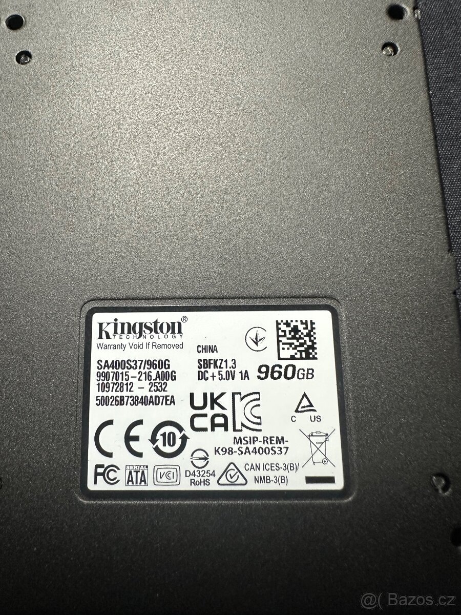 Kingston A400 960GB 7mm - - 3