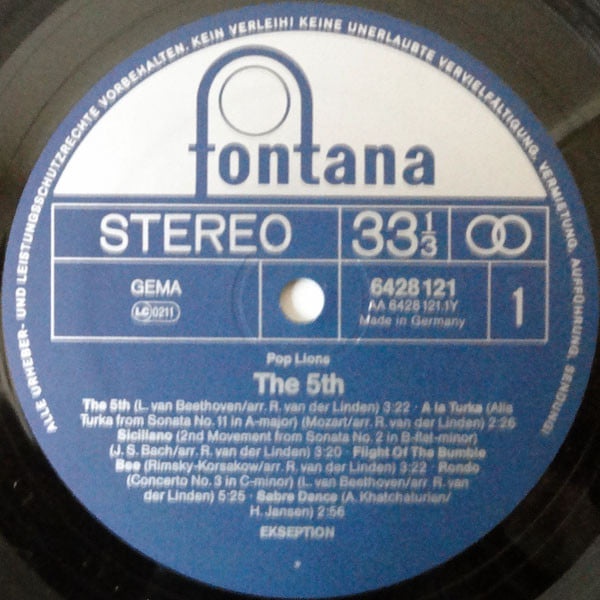 Ekseption – The 5th (LP) - 3