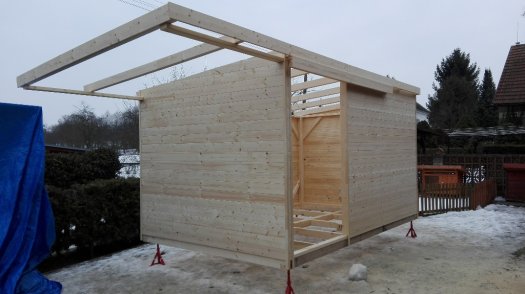 Zahradní domek posuvné dveře - 3