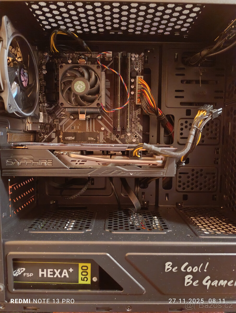 Herní PC - RYZEN 5, 16GB RAM, SSD+HDD, 5600XT, WIN11 - 3