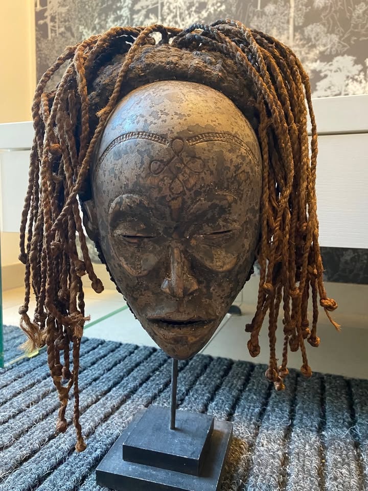 Originálních dřevěné masky z Konga - 3