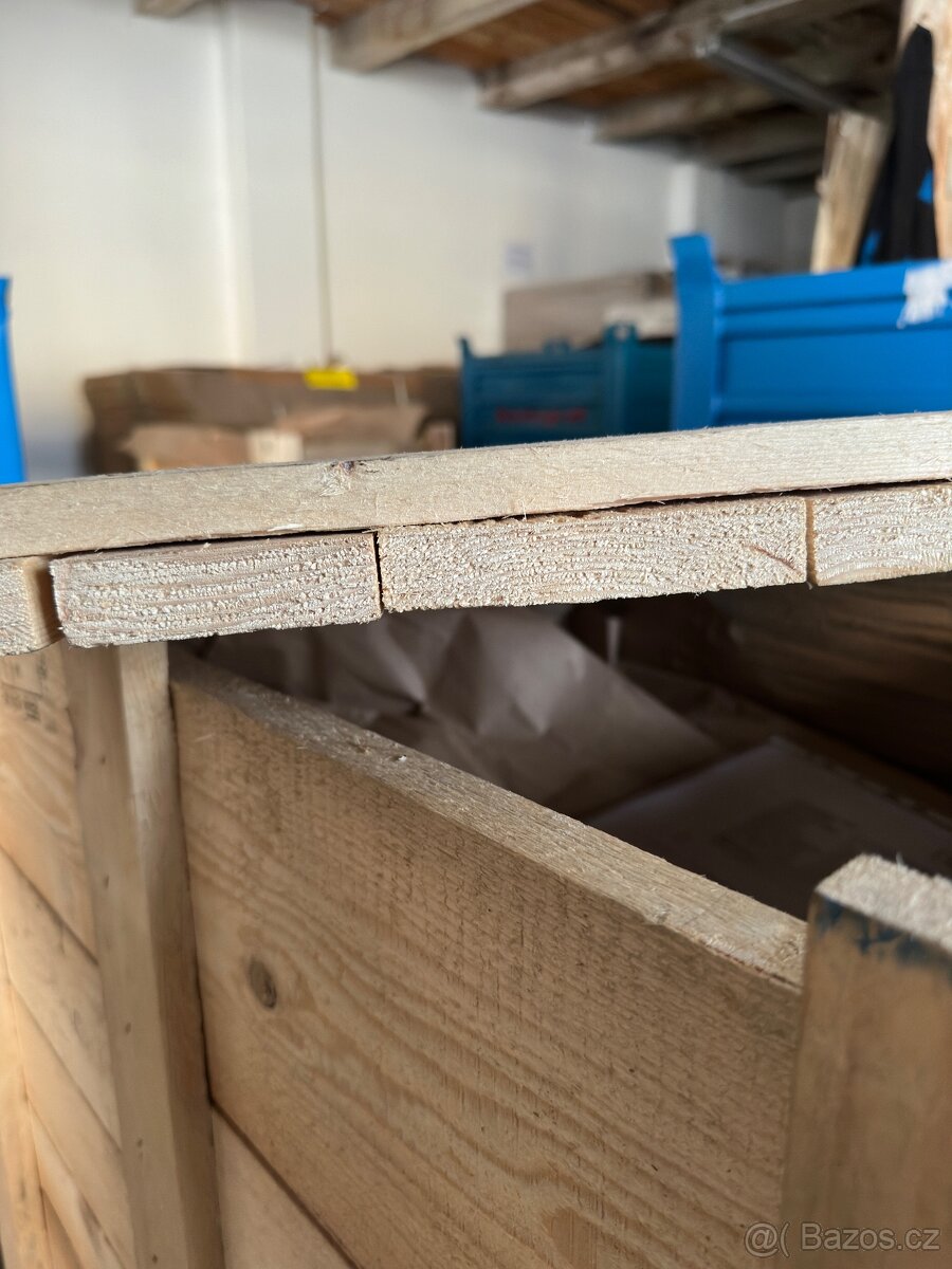 Dřevěná bedna s víkem - 3