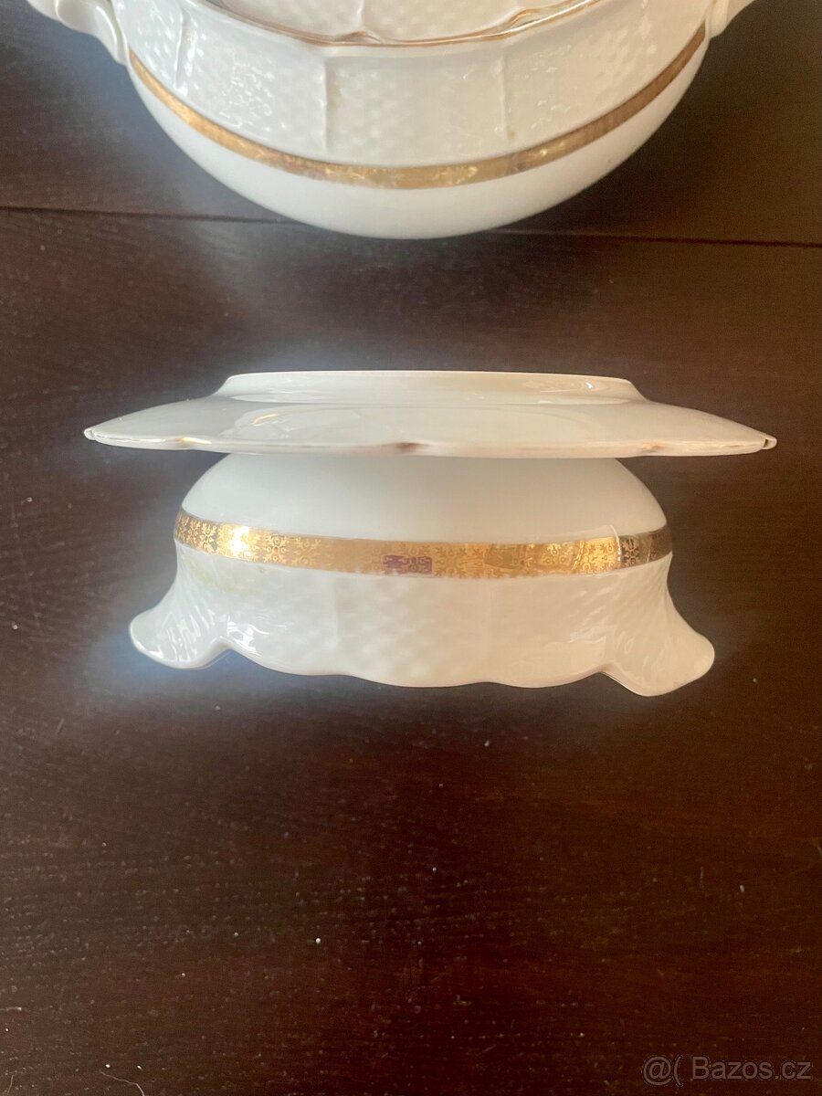 Porcelánová terina a omáčník Thun - 3