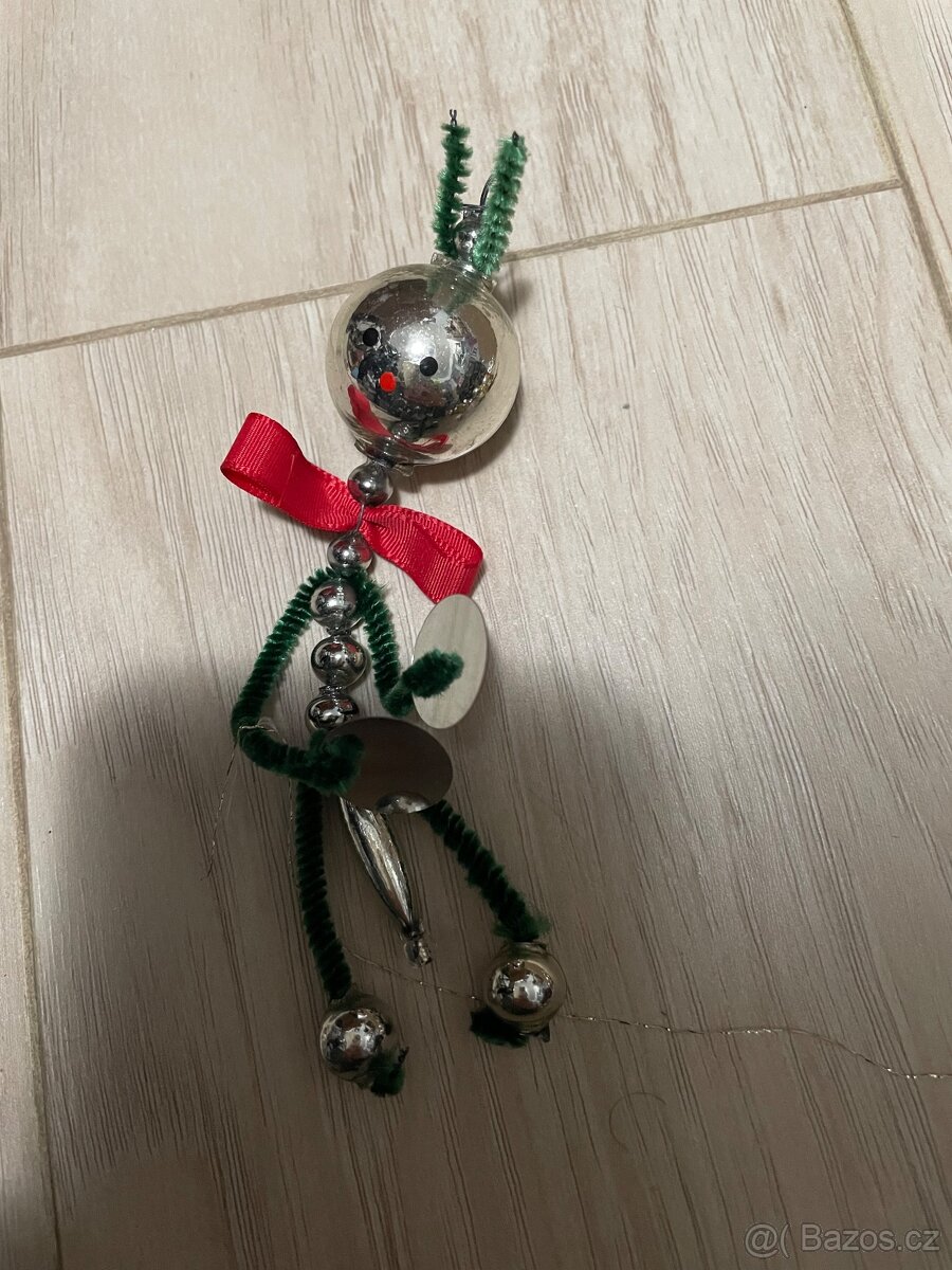 Sběratelské vánoční korálkové ozdoby🎄foukané skleněné posta - 3