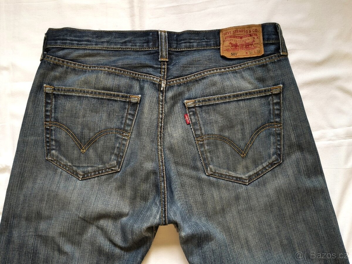 Pánské džíny - LEVIS® 501, vel. 36 x 34 - 3