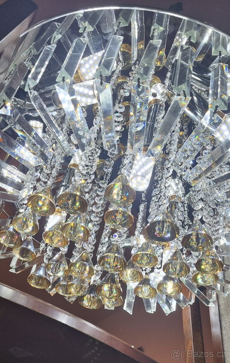 Křišťálový lustr Led - 3