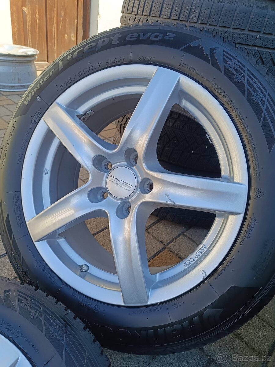 ALU 5x114.3 r17 ALUTEC + 215/60/17 - 3