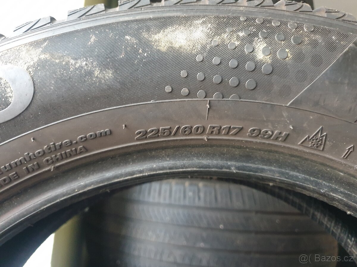225/60 R17, Zimní, 5,5mm, KUMHO - 3