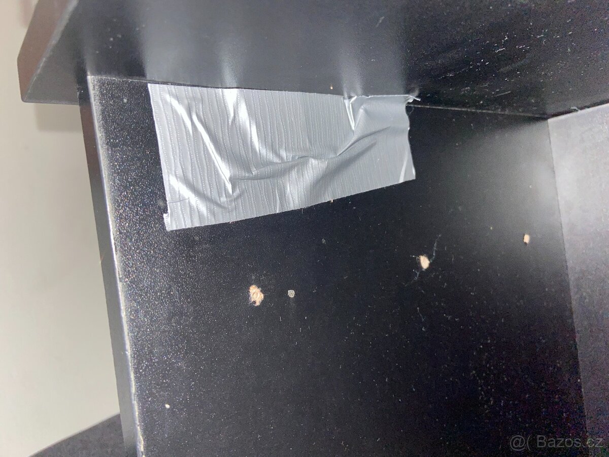 Černý rohový stůl - 3